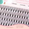 Picture of FinyDreamy 20D Lash Clusters 240pcs Individual Lashes Extensions Volume Cluster Lashes 12-16mm Mix Lengths C Curl 0.07mm Thickness eyelash Individual Cluster Lashes Apply Under your Lashes(20D12-16mm)