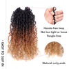 Picture of Toyotress Yanky Twist Crochet Hair - 10 Inch 8 Packs (30 Strands/Pcs) Pre-twisted Fluffy Spring Mini Twist Short Passion Twist, 3 Tones Ombre Brown Crochet Braids Braiding Hair (10 Inch, OT30/27-8P)