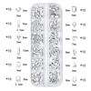 Picture of HNUIX Nail Rhinestones - 2920pcs 3D Multi Shape Size, Crystal Clear Nail Gems, Flat Back, with Kit, for Nail Art, DIY Decorations