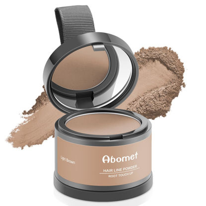 Picture of Root Touch Up Instantly Gray Hair Coverage and Hairline Powder, Conceal Hair Loss and Thinning For Women and Men, Hair Fibers (Light Brown)