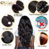 Picture of QTHAIR 16A Brazilian Virgin Hair Body Wave 4 bundles 20 22 24 26 inches 400g 100% Unprocessed Brazilian Body Wave Human Hair Weave for All Women Natural Black Color Tangle Free