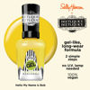 Picture of Sally Hansen Miracle Gel™, Beetlejuice Hello my Name is Bob, Long Lasting, Gel-Like Formula, No UV Lamp Needed, Yellow Nail Polish