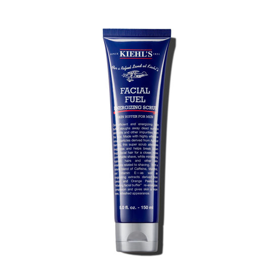 Picture of Kiehl's Facial Fuel Exfoliating Face Scrub, Facial Cleanser for Men, Smooths Skin & Removes Dead Skin, Dirt & Oil, Helps Soften Tough Facial Hair, with Caffeine, Menthol, Vitamin E - 5.0 fl oz