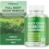 Picture of Body Deodorizing Supplement, Natural Internal Odor Control Pills for Men & Women, Chlorophyll Capsules for Skin, Breath, and Gut Health (60 Capsules)