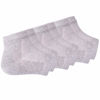 Picture of Vented Moisturizing Gel Heel Socks, 3 Pairs Toeless Spa Sock for Foot Care Treatment, Cracked Heels, Dry Feet, Foot Calluses (Grey)
