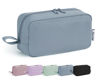 Picture of Narwey Cute Makeup Bag Small Toiletry Bag Travel Cosmetic Bag Organizer Make Up Bags with Organized Pockets for Women (Greyish Blue, Large)