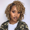 Picture of The BOHOBABE Pre-twisted Passion Twist Crochet Hair 8 Inch Short Pre-looped Crochet Passion Twist Braiding Hair 8 Packs (27#)
