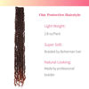 Picture of The BOHOBABE 36 Inch Pre-twisted Passion Twist Hair 8 Packs Super Long Pre-looped Crochet Passion Twist Braiding Hair Soft Bohemian Twists (T350)