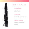 Picture of The BOHOBABE Pre-twisted Passion Twist Crochet Hair 20 Inch Long Pre-looped Crochet Passion Twist Braiding Hair 8 Packs Soft Bohemian Twists (1B)