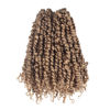 Picture of The BOHOBABE Pre-twisted Passion Twist Crochet Hair 14 Inch Short Pre-looped Crochet Passion Twist Braiding Hair 8 Packs (27#, Honey Blonde)