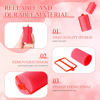 Picture of Geyoga 18 Pieces Sponge Hair Rollers Large Soft Foam Hair Styling Curlers Large Size Hairdressing Curlers for Women(1.4 x 2.6 Inches,Red)