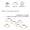 Picture of 3000Pcs Moonlight Crystal Rhinestones,Glass Flatback Rhinestones Mini Gemstones for Nail Face Makeup Art Crafts Clothes Decoration -(SS10,2.8mm,Moonlight)