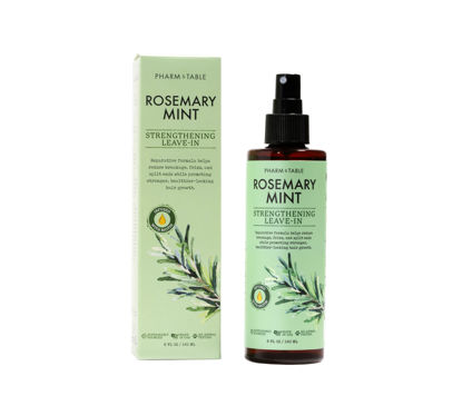 Picture of PHARM TO TABLE Rosemary & Mint Leave-In Conditioner - Nourishes, Detangles and Purifies the Scalp, Made With Frizz-Fighting Formula, 8oz