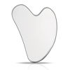 Picture of Contrybox Gua Sha Facial Tools, Stainless Steel Guasha Tool for Face & Body, Gua Sha Tools for Puffiness Reducing & Jawline Sculpting Metal Guasha Tool for Women Self-Skincare, Silver
