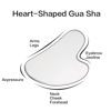 Picture of Contrybox Gua Sha Facial Tools, Stainless Steel Guasha Tool for Face & Body, Gua Sha Tools for Puffiness Reducing & Jawline Sculpting Metal Guasha Tool for Women Self-Skincare, Silver