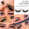Picture of 10Pairs 3d Russian Strip Lashes, DD Curl Lash Strips, Natural False Lashes Mink, Fluffy Eyelashes Mink, Faux Mink Eyelashes Natural Look, Natural Wispies Mink Eyelashes, Wispy Fake Lashes(s78)