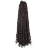 Picture of The BOHOBABE Pre-twisted Passion Twist Crochet Hair 18 Inch Long Brown Pre-looped Crochet Passion Twist Braiding Hair 8 Packs Soft Bohemian Twists (4#)