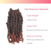 Picture of The BOHOBABE Pre-twisted Passion Twist Crochet Hair 6 Inch Short Pre-looped Crochet Passion Twist Braiding Hair 8 Packs (T350)