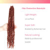 Picture of The BOHOBABE Crochet Passion Twist Hair Pretwisted 12 Inch Short Pre-looped Passion Twist Crochet Braiding Hair 8 Packs(350#)