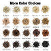Picture of HMD Tousled Updo Messy Bun Hairpiece Hair Extension Ponytail with Elastic Rubber Band Updo Ponytail Hairpiece Synthetic Hair Extensions Scrunchies Ponytail Hairpieces for Women