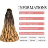 Picture of French Curl Braiding Hair, 24 Inch OT4/27 Ombre Blonde Curly Braiding Hair Pre Stretched 75g/pack 8 Packs Bouncy Braids Hair for Black Women Hair Extensions (24inch,8 pack,OT4/27)