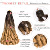 Picture of French Curl Braiding Hair, 24 Inch OT4/27 Ombre Blonde Curly Braiding Hair Pre Stretched 75g/pack 8 Packs Bouncy Braids Hair for Black Women Hair Extensions (24inch,8 pack,OT4/27)