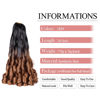 Picture of French Curly Braiding Hair,24 Inch B29 Loose Wavy 2 Pack Bouncy French Curl Braiding Hair Extensions 75g/Pack Synthetic Crochet Hair Extensions (B29,2Pack,24inch)