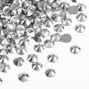 Picture of Beadsland 2880pcs Flat Back Crystal Rhinestones Round Gems for Nail Art and Craft Glue Fix,Silver Hematite,SS10,2.7-2.9mm