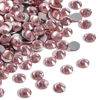 Picture of Beadsland 2880pcs Flat Back Crystal Rhinestones Round Gems for Nail Art and Craft Glue Fix,Light Purple,SS3,1.2-1.4mm