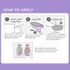 Picture of KISS imPRESS No Glue Mani Press On Nails, Design, 'On My Mind', White, Medium Size, Almond Shape, Includes 30 Nails, Prep Pad, Instructions Sheet, 1 Manicure Stick, 1 Mini File