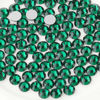 Picture of Beadsland 2880pcs Flat Back Crystal Rhinestones Round Gems for Nail Art and Craft Glue Fix,Emerald,SS10,2.7-2.9mm