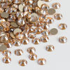 Picture of Beadsland 2880pcs Flat Back Crystal Rhinestones Round Gems for Nail Art and Craft Glue Fix,Golden Shadow,SS10,2.7-2.9mm