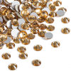 Picture of Beadsland 2880pcs Flat Back Crystal Rhinestones Round Gems for Nail Art and Craft Glue Fix,Lt Colorado Topaz,SS6,1.9-2.1mm