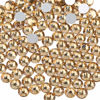Picture of Beadsland 2880pcs Flat Back Crystal Rhinestones Round Gems for Nail Art and Craft Glue Fix,Lt Colorado Topaz,SS10,2.7-2.9mm