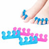 Picture of SUNFATT Toe Separators for Women,Toe Spacers for Women,Repeatable Washable Toe Separators,Toe Separators for Nail Polish Application,Soft Gel Pedicure Tools.