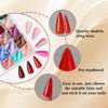 Picture of LoveOurHome 576pc Stiletto Press on Nails Long Fake Nails XL Stiletto Glue on Nails Full Cover Acrylic Nail Tips Pointy Nails Press ons Long Artificial Nail Women Girls Halloween Fake Fingernails