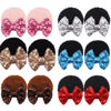 Picture of CellElection 12 PCS Sequin Mouse Ears Hair Clips Glitter Hair Bows Cute Mice Ears Hair Clips Barrettes for Women Girls Hair Accessories for Costume Party Favor Halloween Christmas Decoration