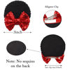 Picture of CellElection 12 PCS Sequin Mouse Ears Hair Clips Glitter Hair Bows Cute Mice Ears Hair Clips Barrettes for Women Girls Hair Accessories for Costume Party Favor Halloween Christmas Decoration