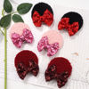 Picture of CellElection 12 PCS Sequin Mouse Ears Hair Clips Glitter Hair Bows Cute Mice Ears Hair Clips Barrettes for Women Girls Hair Accessories for Costume Party Favor Halloween Christmas Decoration