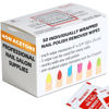 Picture of Nail Polish Remover Pads - 100% Non-Acetone - 50 Pack Bulk Set - Individually Wrapped - Quick Nail Polish Remover Wipes - Fingernail Travel Kit to Clear Nail Polish for Home & Professional Removal