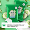 Picture of Yes To Face Wipes for Women and Men, Sensitive Facial Cleansing Wipes for use as a Make Up Remover, Cleaning, Soothing, Cucumbers Aloe Vera (Pack of 2)