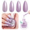 Picture of AZUREBEAUTY Dreamy Purple Nail Polish,Quick Dry Complete Natural Super Lustrous Nail Enamel Polish,Professional for Nail Art DIY Manicure and Pedicure at Home