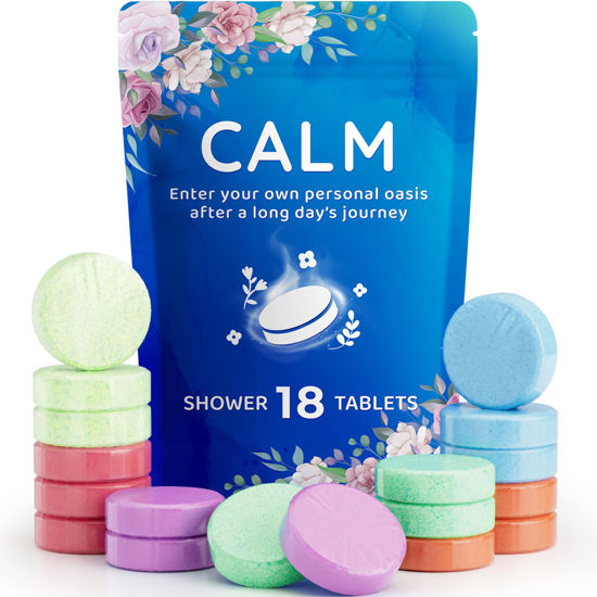 Picture of Fizzgarden 18-Pack Shower Steamers Aromatherapy, Shower Bath Bombs with Individually Wrapped, Variety Shower Tablets, Valentines Day Gifts for Her and Him, Birthday Presents for Women