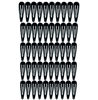 Picture of 30,60 80 Pack Black 2 Inch Women Metal Snap Hair Clips Accessories No Slip Hair Barrettes Girls Women Hair Accessories (Black 50PCS)
