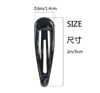 Picture of 30,60 80 Pack Black 2 Inch Women Metal Snap Hair Clips Accessories No Slip Hair Barrettes Girls Women Hair Accessories (Black-1 60PCS)