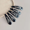 Picture of 30,60 80 Pack Black 2 Inch Women Metal Snap Hair Clips Accessories No Slip Hair Barrettes Girls Women Hair Accessories (Black-1 60PCS)