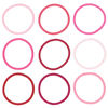 Picture of Expressions 216-Piece Hair Ties, 4mm Hair Elastics in Shades Of Pink, No Metal Ponytail Holders for Women, Durable for Thick, Curly and All Hair Types
