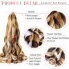 Picture of French Curly Braiding Hair 24 Inch Loose Wavy 8 Packs 75g/Pack Bouncy Braiding Hair Extensions #27/33/613 French Curls Braiding Synthetic Hair Extensions(24Inch,#27/33/613)