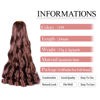 Picture of French Curly Braiding Hair,33# 24Inch Loose Wavy 2Packs Bouncy Hair Extensions 75g/Pack French Curl Braiding Hair Synthetic Hair Extensions（2packs,24Inch,33#)