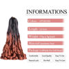 Picture of French Curls Braiding Hair 24 Inch Curly Braiding Hair 8 Pack 75g/pack Loose Wavy Spiral Curl Braids Hair Extension Pre Stretched for Black Women Hair Extensions (24inch,8 pack,OT1B/350#)
